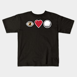 I Love Golf Kids T-Shirt